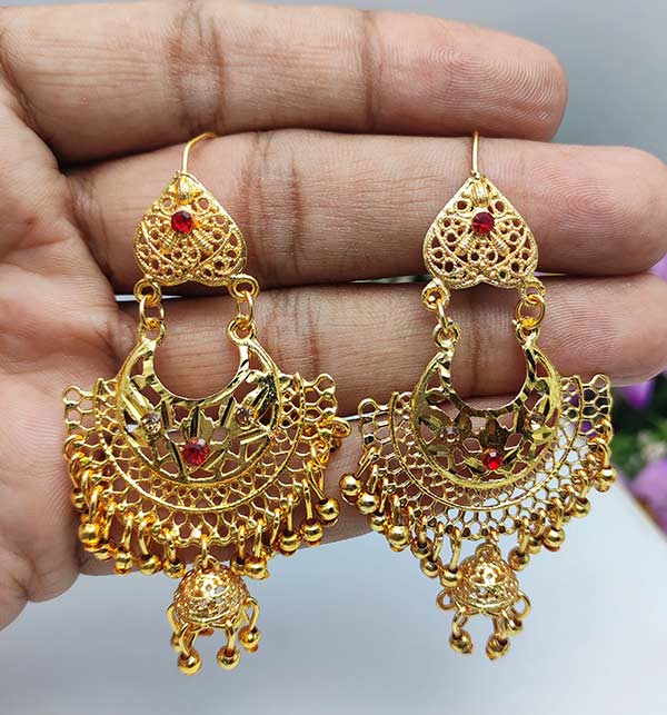 Golden Earing Jhumki (ZV:9756)