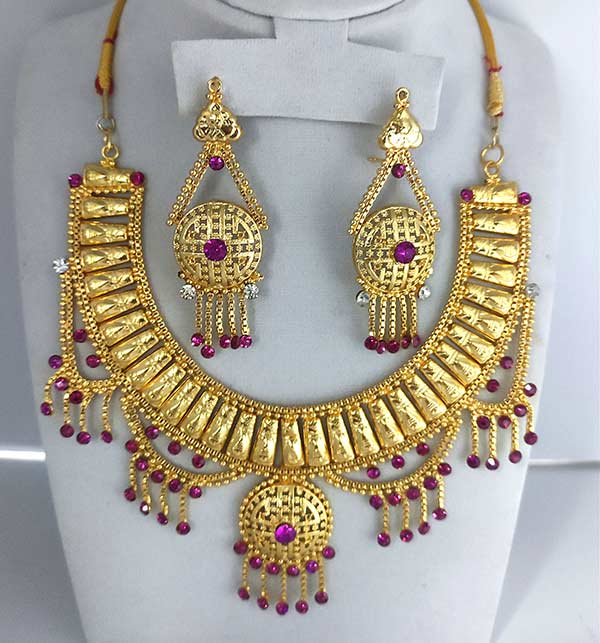 Golden Jewelry Set (ZV:8055)