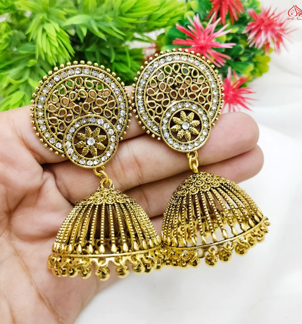 Golden Jhumka (ZV:12526)