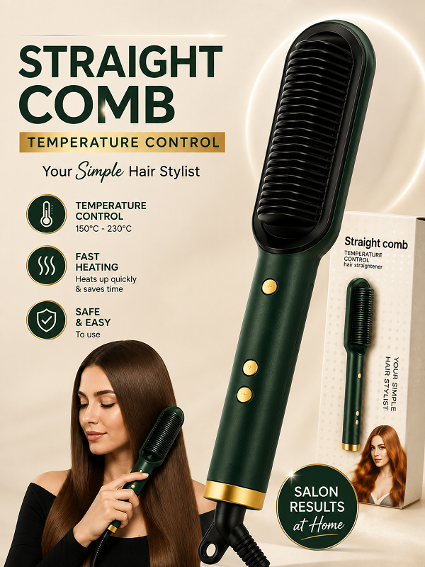Hair Straightening Brush Comb - LF909