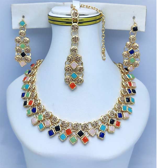 Multicolour Necklace Set (ZV:10321)