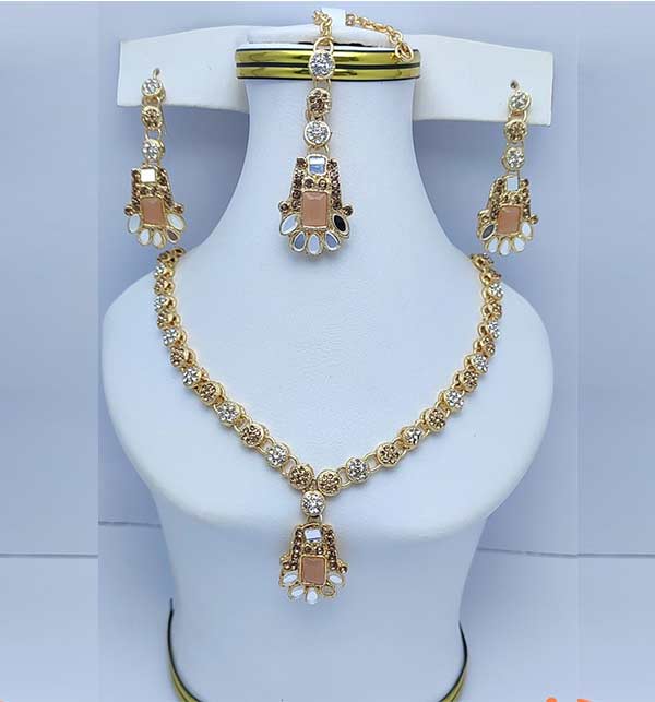 Zircon Necklace Set (ZV:7941)