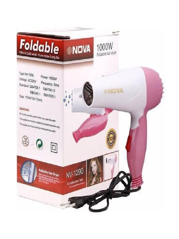 Nova Foldable Hair Dryer | Compact Travel Hair Dryer