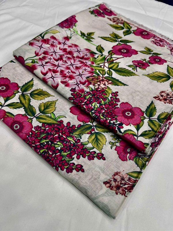 Original 2 PCs All Over Printed Lawn Dress (Unstitched) (DRL-2293)