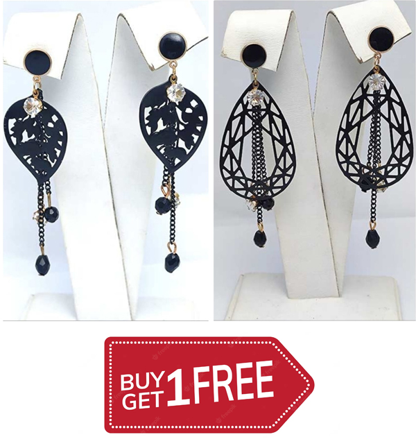 BUY 1 Get 1 FREE Long Earring Set (ZV:12783)