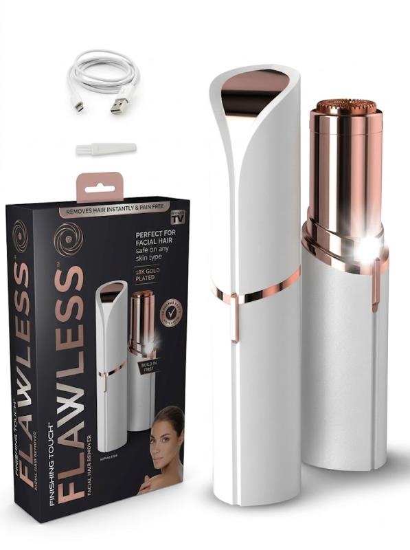 Rechargeable Flawless Hair Removal Machine for Women Painless Facial Hair Remover Ladies Shaver Trimmer for Women