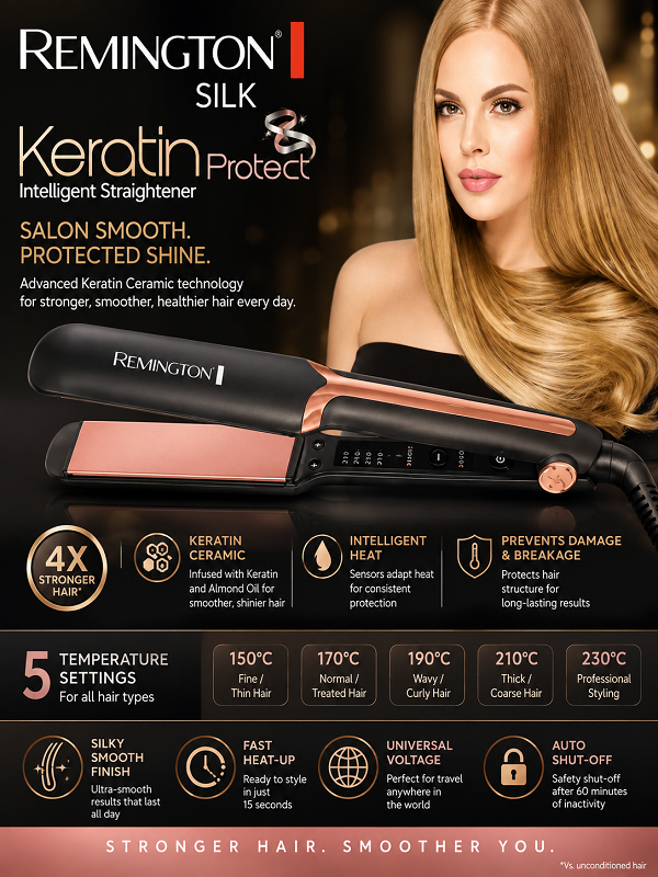 Remington Keratin Protect Intelligent Hair Straightener
