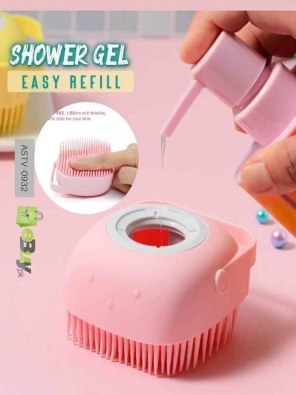 Silicone Bath Brush with Box Packing