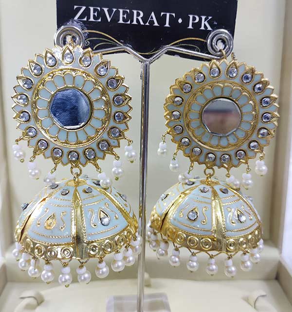 White Jhumka (ZV:4445)